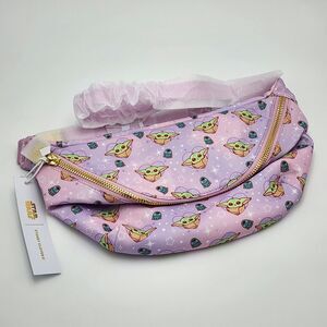 Stoney Clover Lane Star Wars Grogu Hearts Jumbo Fanny Pack Waist Bag NWT